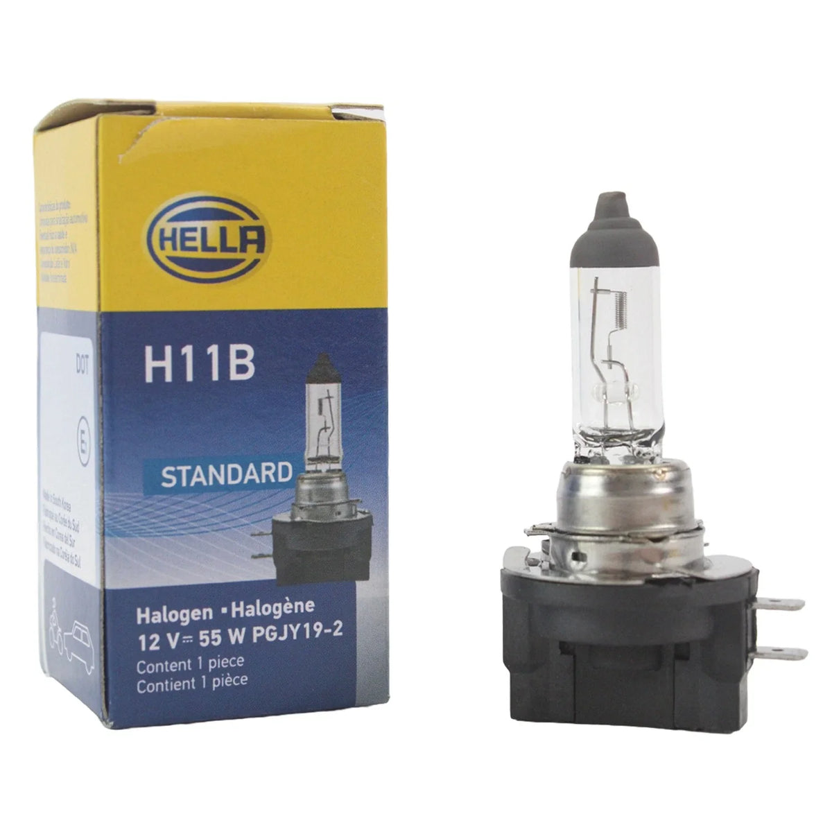 Multi-Purpose Hella H11B Low Beam Light Bulb