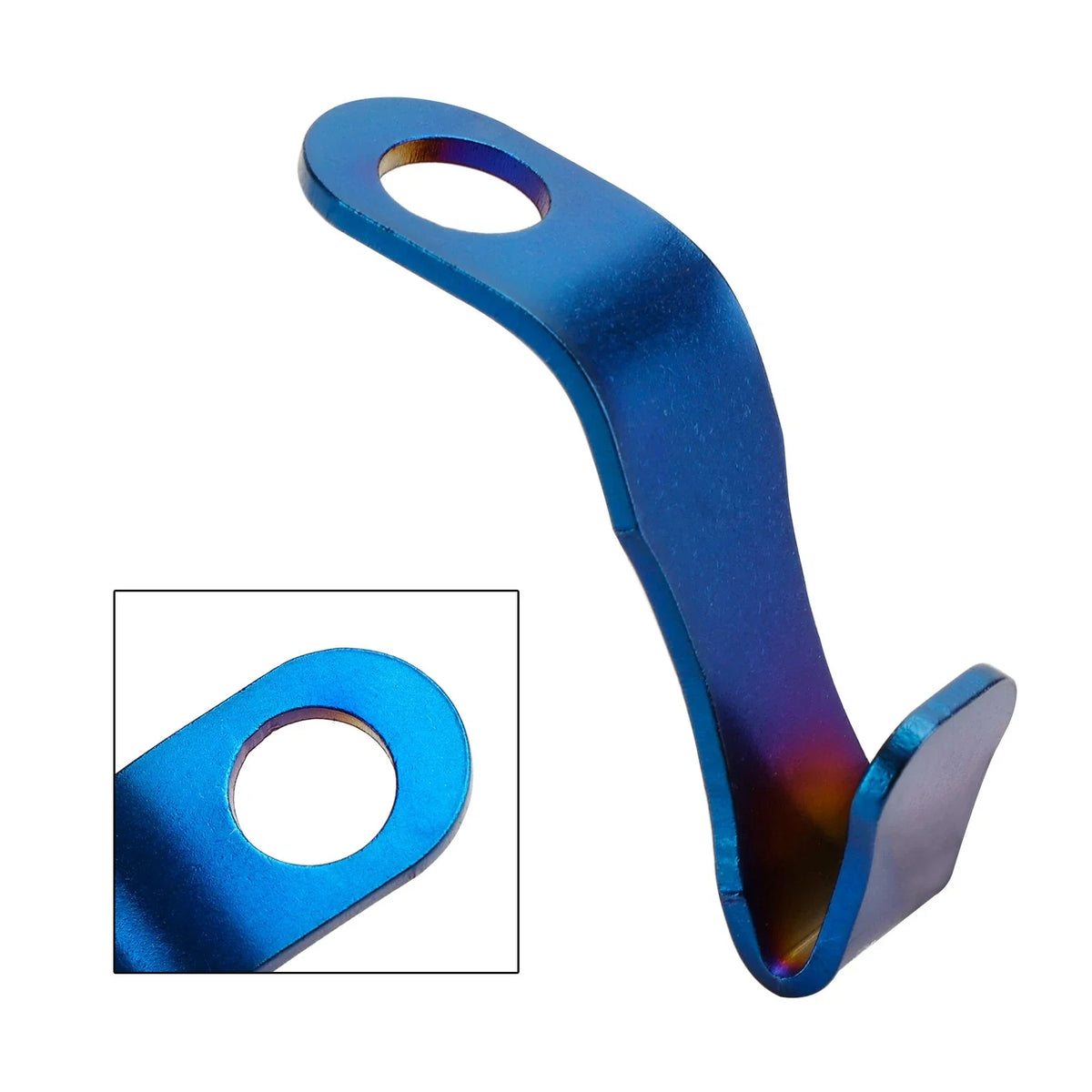 Motorcycle Helmet Storage Hook Hanger - Universal Blue Holder
