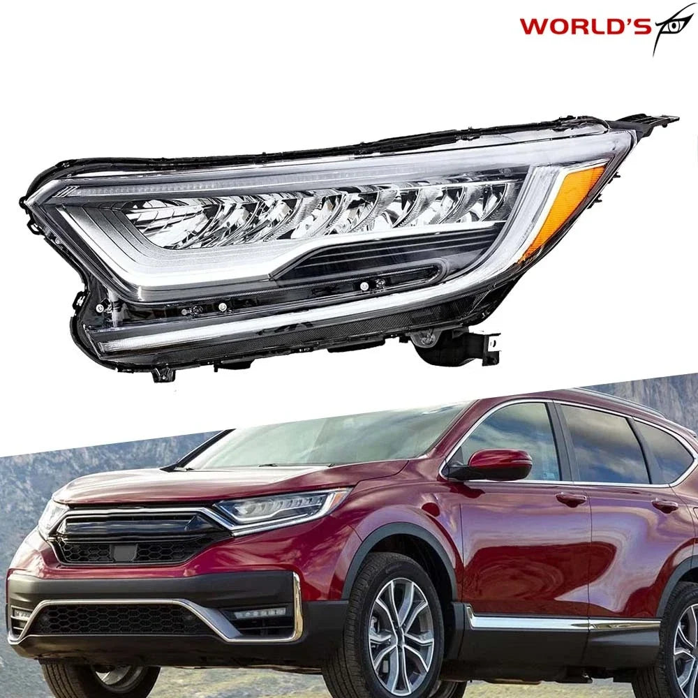 Full LED Headlights Set for Honda CR-V (2017–2022) Chrome