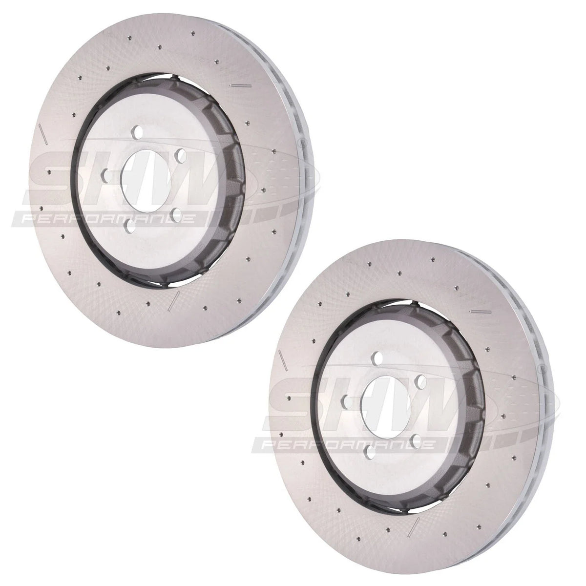 2X 390mm Front Brake Rotors for Dodge Challenger Charger 2008-2023