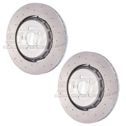 2X 390mm Front Brake Rotors for Dodge Challenger Charger 2008-2023