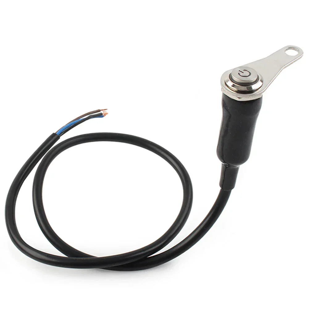Fog Headlight Push Button LED Switch for 7/8" Handlebar Mount