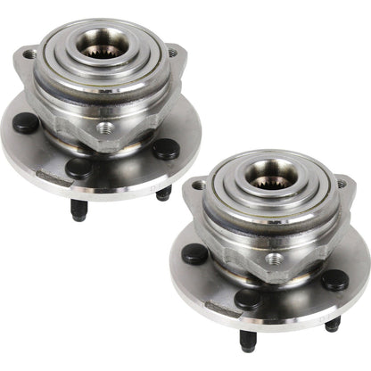 Wheel Hubs for Jeep Liberty (2002–2005) Front Left & Right with Bearing