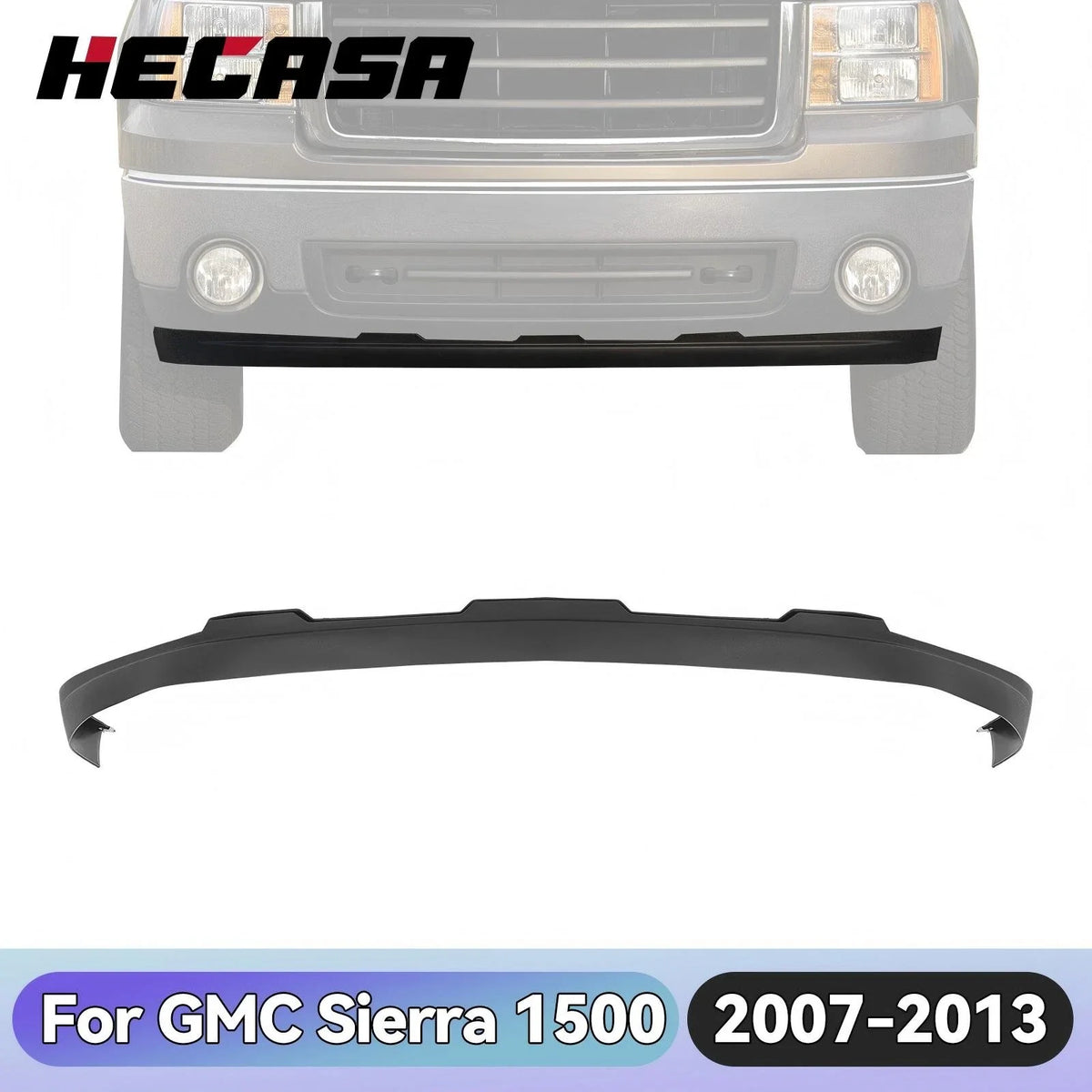 Front Bumper Valance Air Deflector for Sierra 1500 (2007-2013)