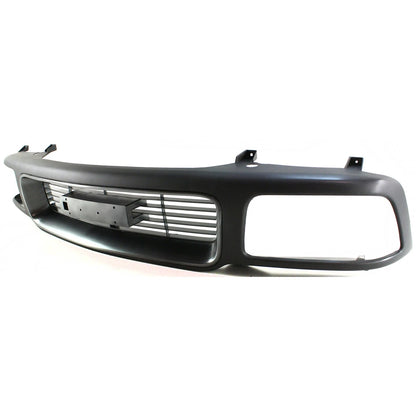 Grille for GMC Jimmy Sonoma (1994–1997) Black Shell Silver Insert