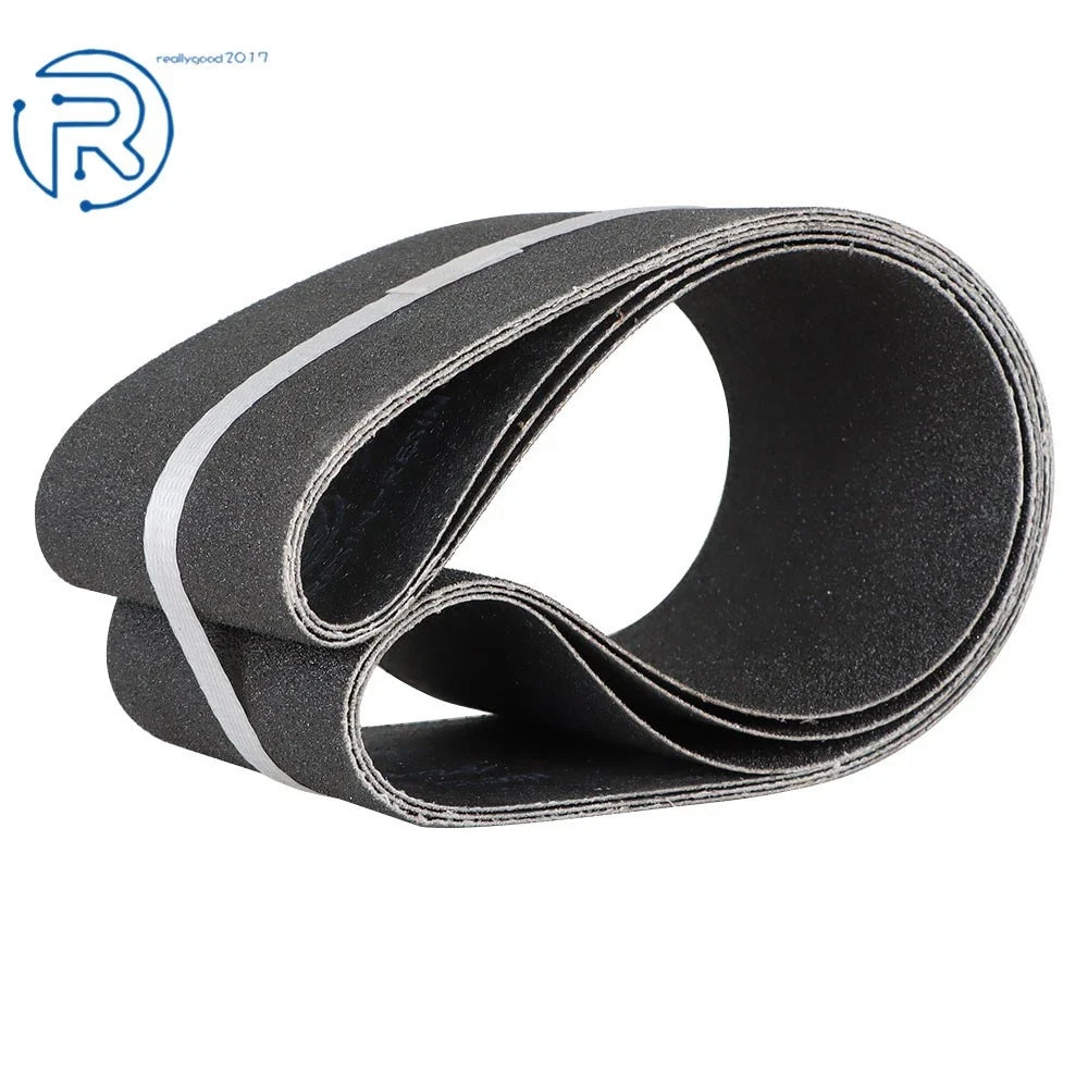 3 Piece 4" x 36" 80 Grit Silicon Carbide Sanding Belts