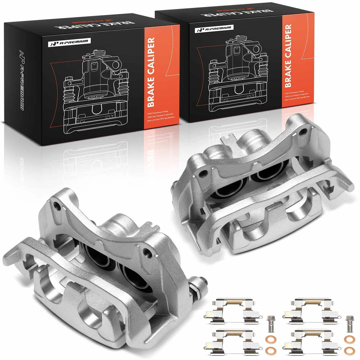 2X Front Brake Caliper with Bracket for Nissan Pathfinder (2022–2023)