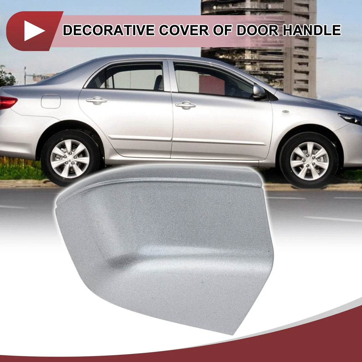 Rear Right Door Handle for Honda Accord (2018–2020) Silver Tone ABS