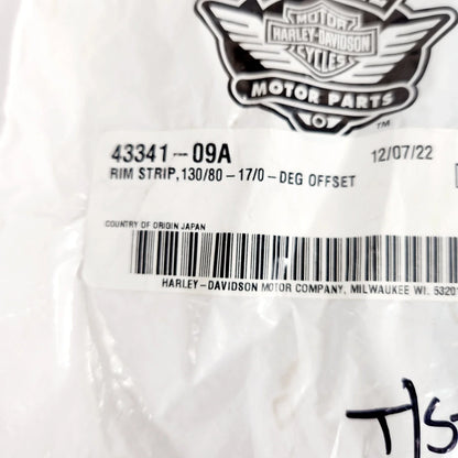 Genuine 17" Center Valve Rim Band for Harley Davidson (2009–2009) P/N 43341-09A