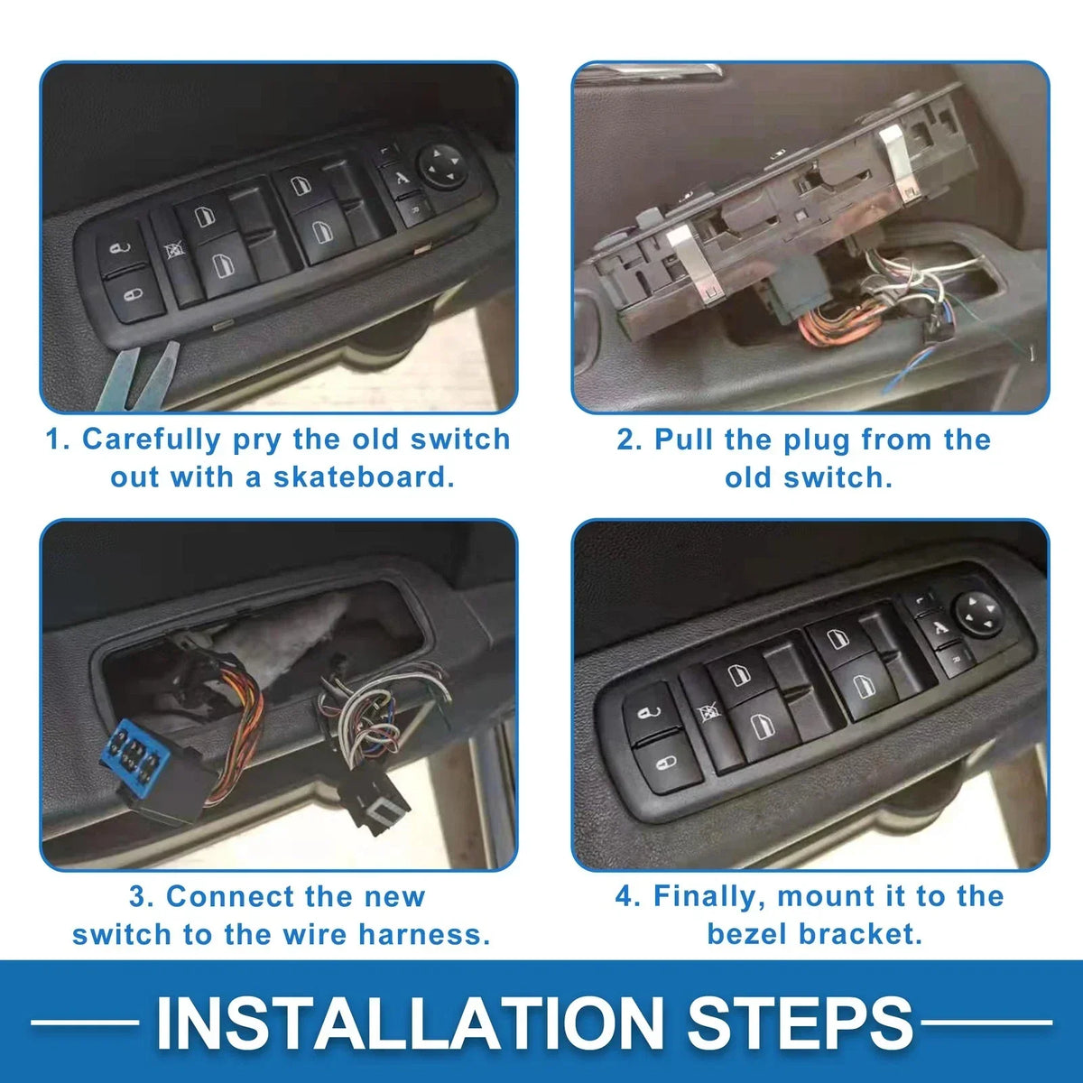 Driver Side Power Window Switch for Mercedes-Benz 2003-2009 Front