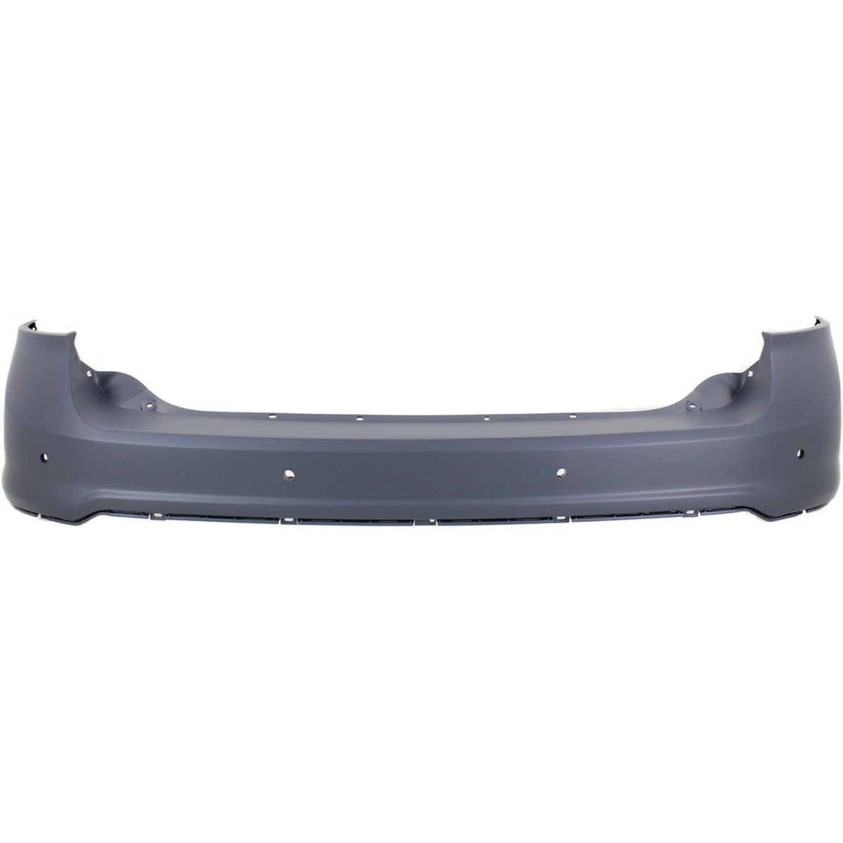 Rear Upper Bumper Cover for Ford Edge (2011–2014) w/ Obj Sensor Holes Primed