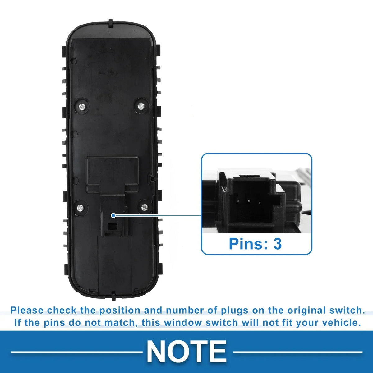 Power Window Control Switch for Mercedes-Benz (2019-2023) A220