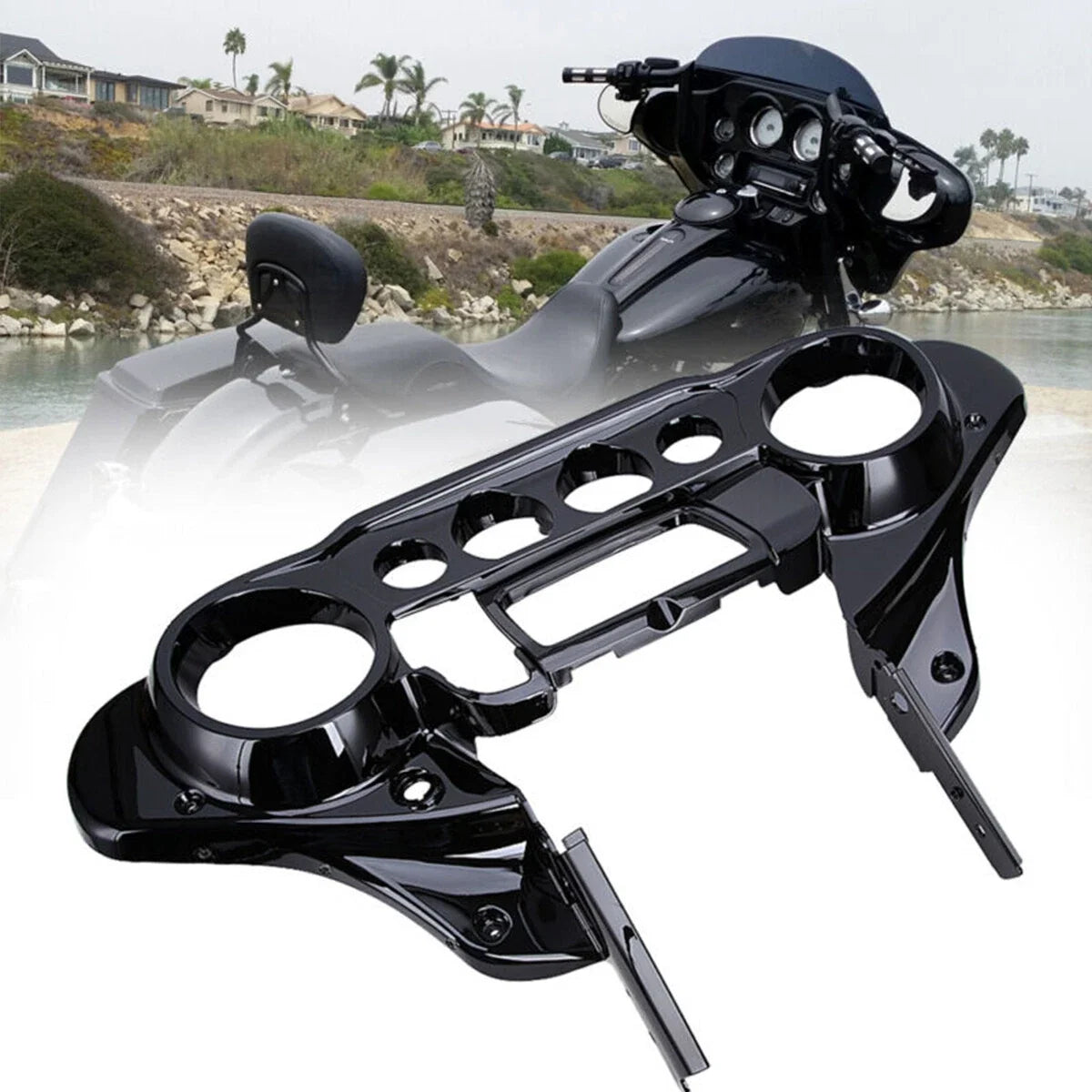 Inner Fairing Batwing for Harley Electra Glide 2014-2024 - Vivid Black