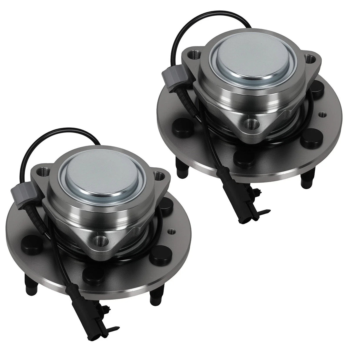 Front Hub & Bearing Assembly Pair w/ABS for 2WD GMC Yukon 2007-2014