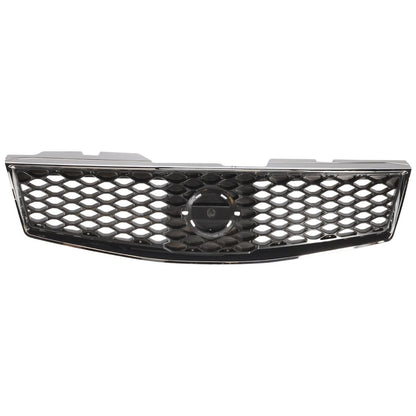 Grille for Nissan Sentra (2009–2012) Chrome Shell with Gray Insert