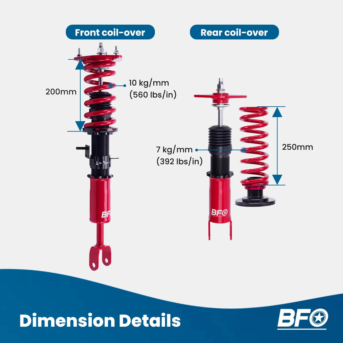 Coilovers Suspension Kit for Nissan 350Z G35 (2003–2007) RWD