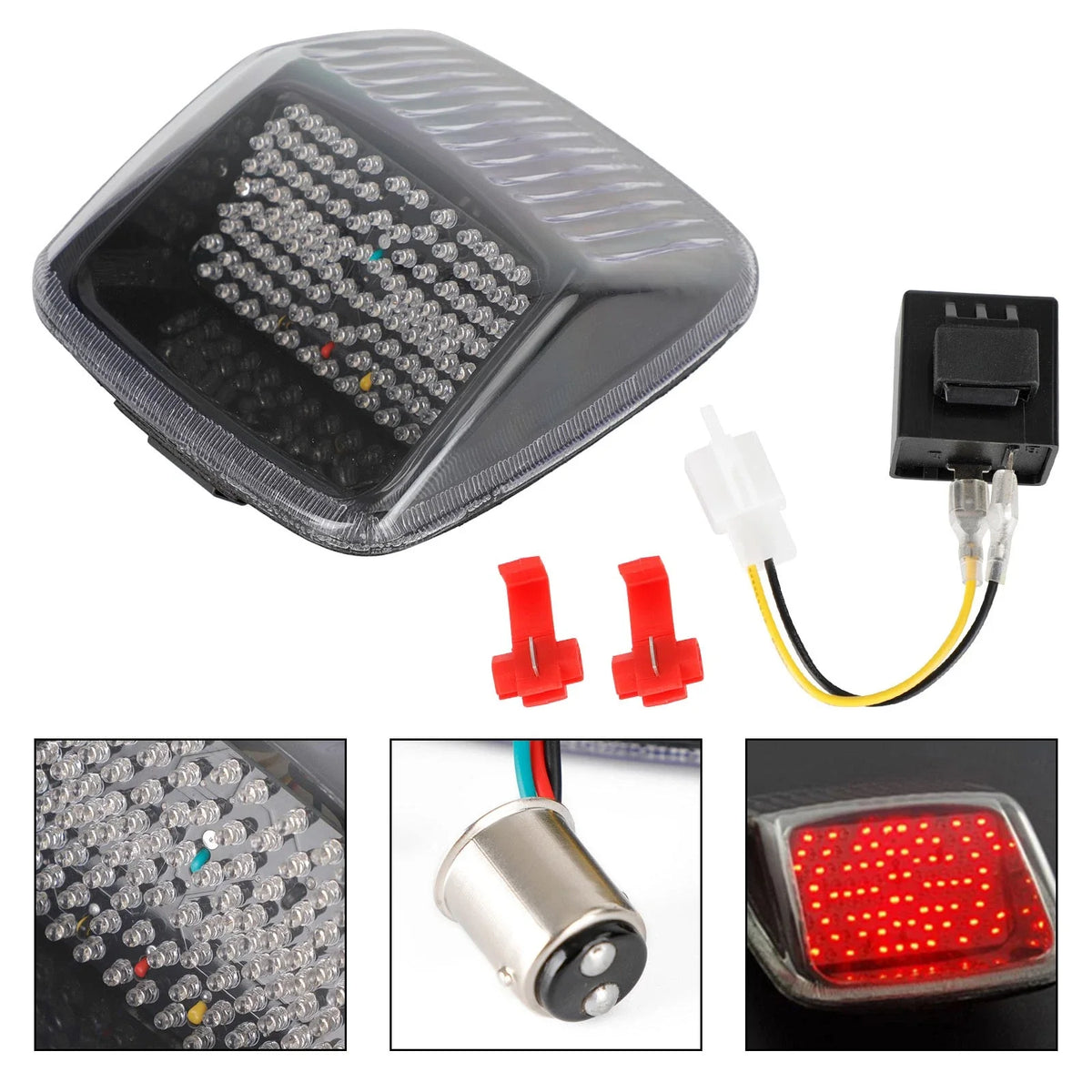 Taillight & Turn Signals for V-ROD Night Rod Street Rod (2002–2011) Clear E