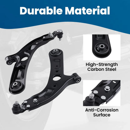 2PC Front Lower Control Arm Kit w/ Ball Joint for KIA Soul (2014–2019) 54501-B2000