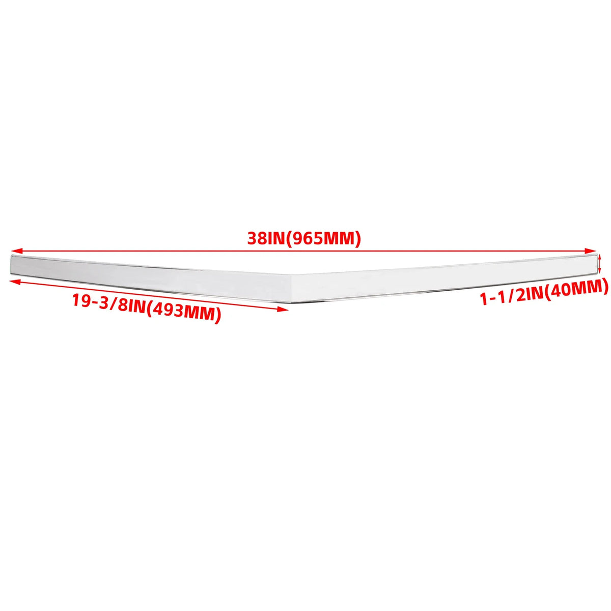 Chrome Hood Molding Trim for Cadillac SRX (2010–2016) 22774203