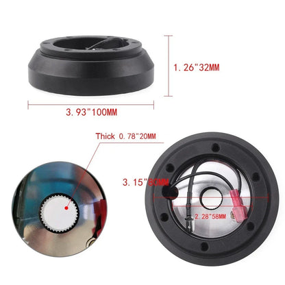 Blue Quick Release Steering Wheel + 160H Hub Adapter for Miata 2000-2005