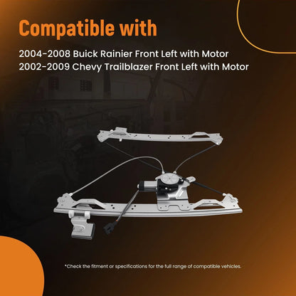 Left Front Window Regulator 15944000 for Isuzu Ascender 2003–2008
