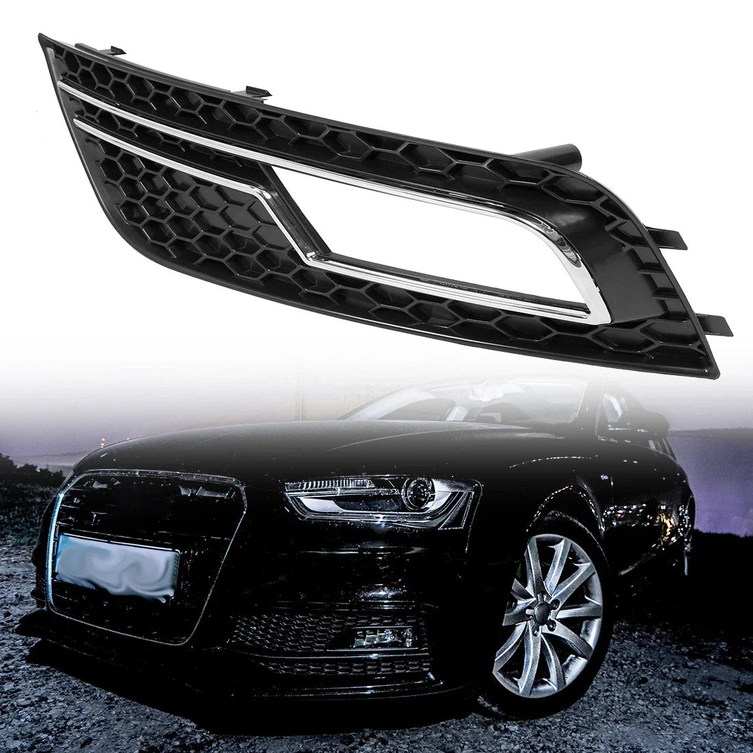 Fog Light Grille Cover Trim 8K0807681K for Audi A4 (2013–2016)
