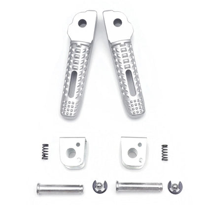 Silver Rear Passenger Foot Pegs for BMW S1000RR (2010-2018)