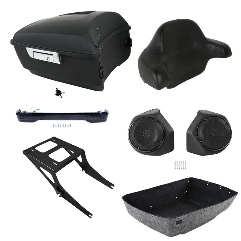 Backrest Speakers for Fat Boy Harley 2008-2017