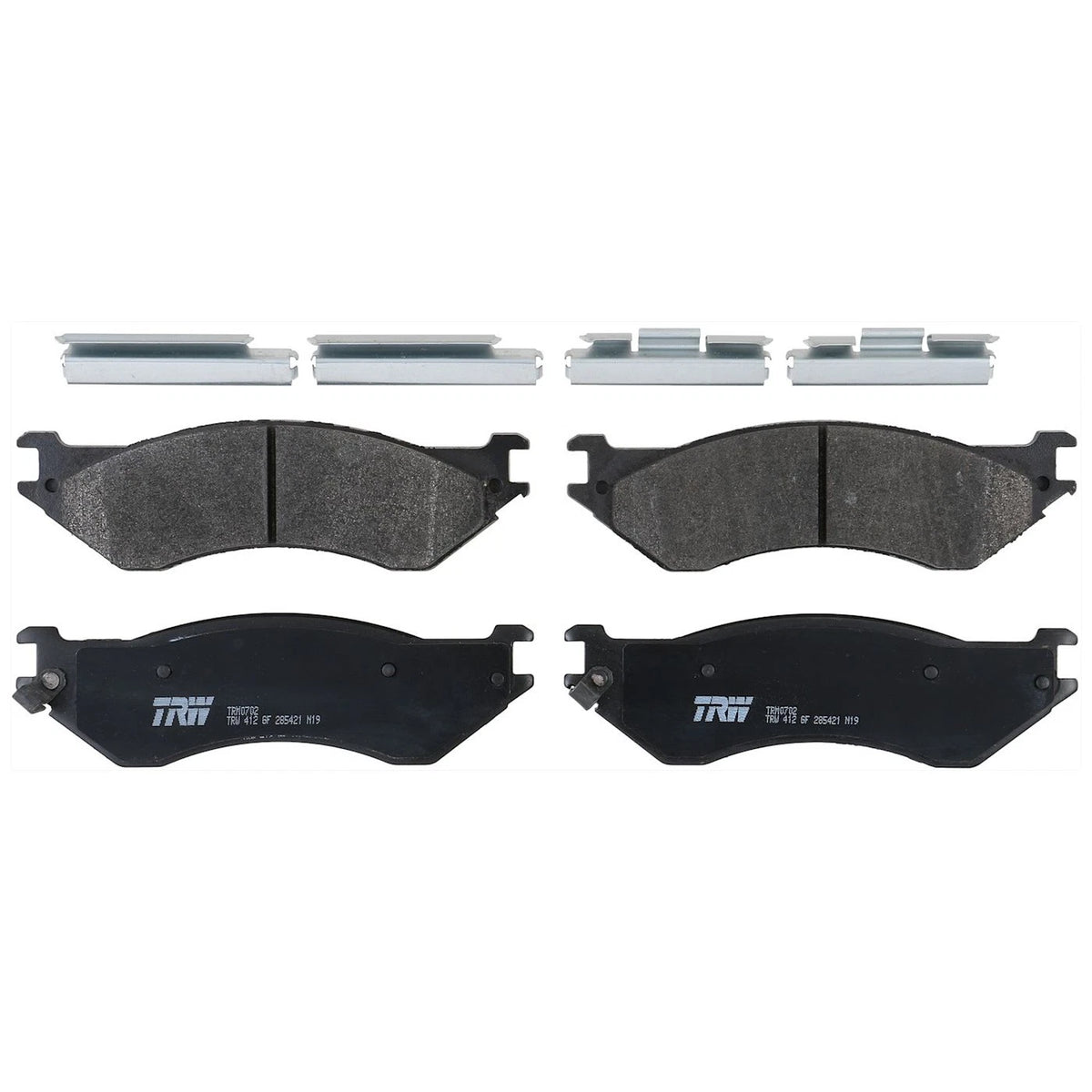 2X Disc Brake Rotor and Pad Kit for Ford (2004) - TRW KIT-072924-1210