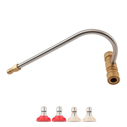High-Pressure Gutter Cleaner 4000PSI, 40° & 0° Nozzles Included