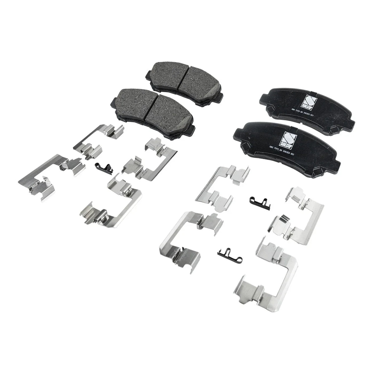 Front and Rear Brake Pads Set for 2010-2013 Suzuki Kizashi