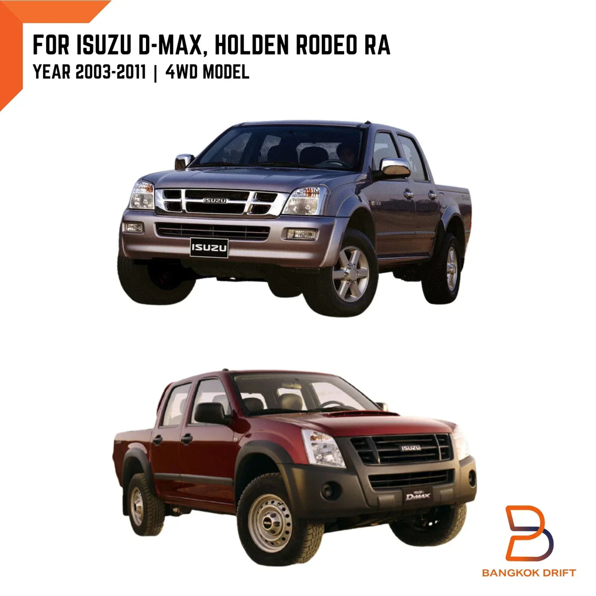 Mud Flap for Holden Rodeo RA (2003-2011) - Splash Guard