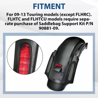 Rear Fender Extension LED Light for Harley CVO Street Glide 2009-2013