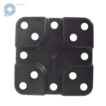 2 Gallon Square Black Nursery Pots - 10 Pack for Planting