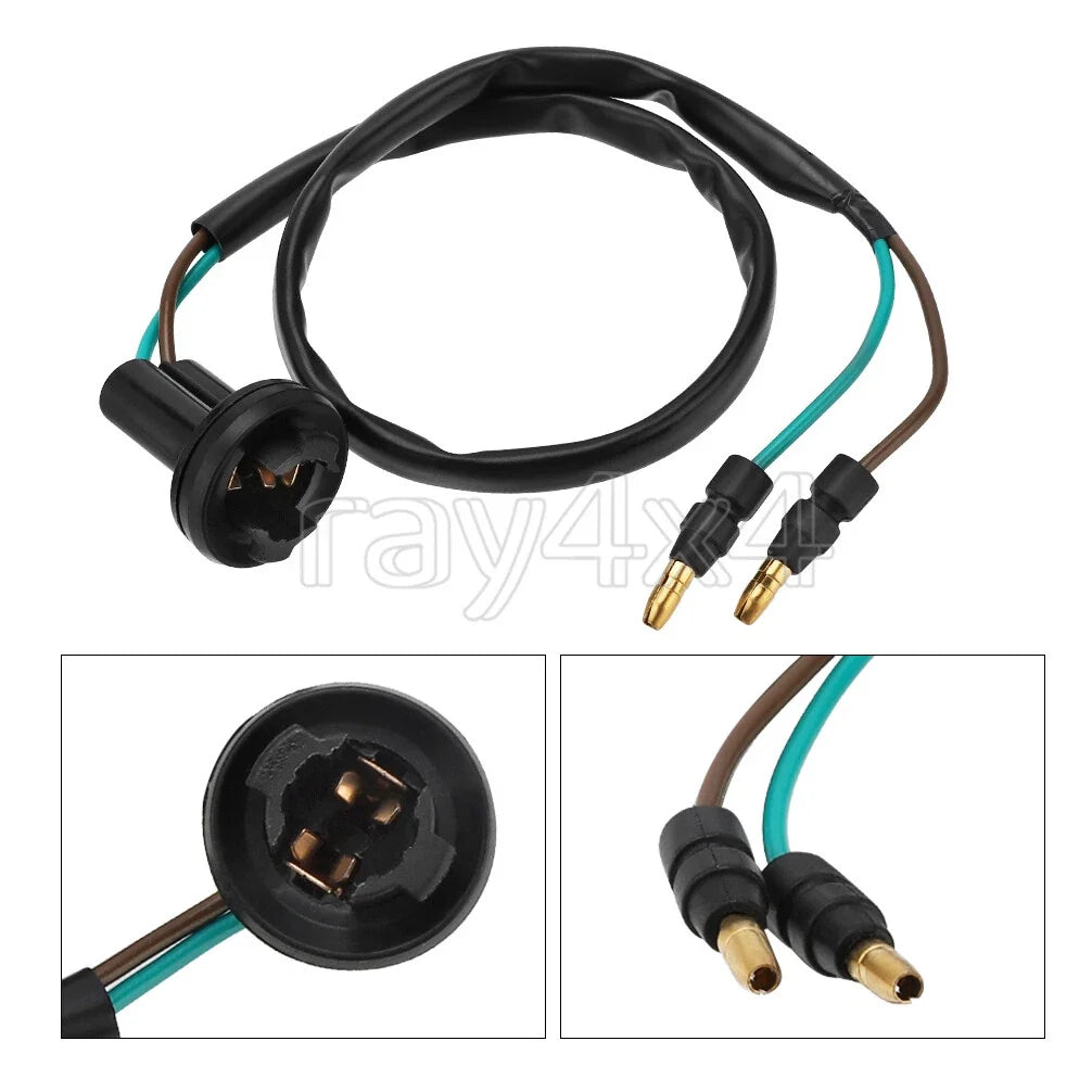 Socket Harness & Bulb for Taillight on Honda TRX 300EX 400EX 1993-2009