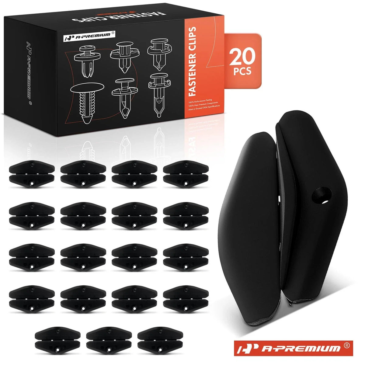 20Pcs Nylon Door Window Guide Retainers for Buick Cadillac