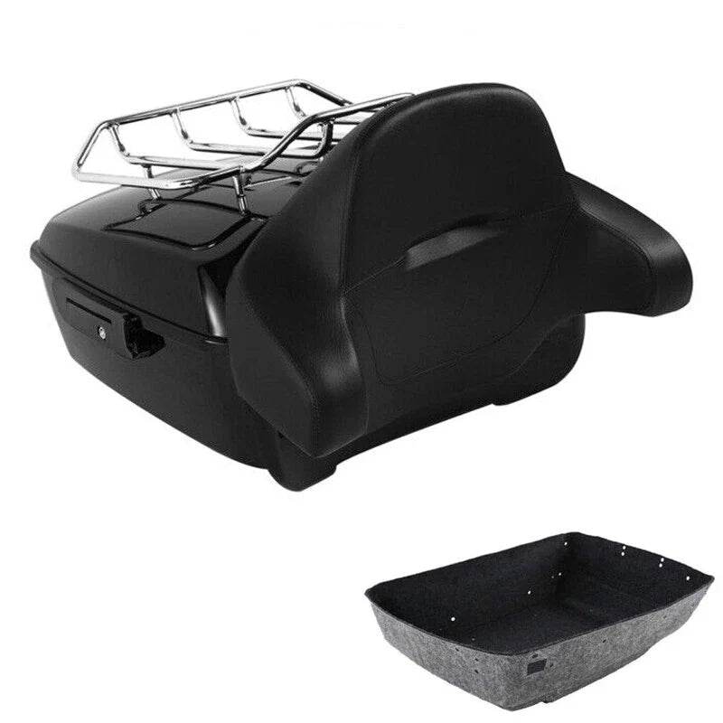 Backrest Trunk Luggage Rack for Harley Electra Glide 2009-2013
