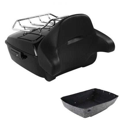 Backrest Trunk Luggage Rack for Harley Electra Glide 2009-2013