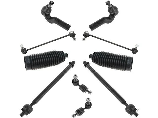 Front and Rear Tie Rod End and Sway Bar Link Kit for Mazda 3 (2004–2009) HY689NQ