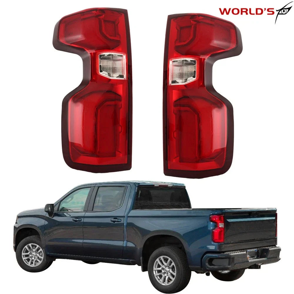 Set of 2 LED Tail Light Assemblies for Chevy Silverado 1500 (2019–2023)