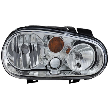 Headlight for Volkswagen Golf Right (2002–2005) with Bulb