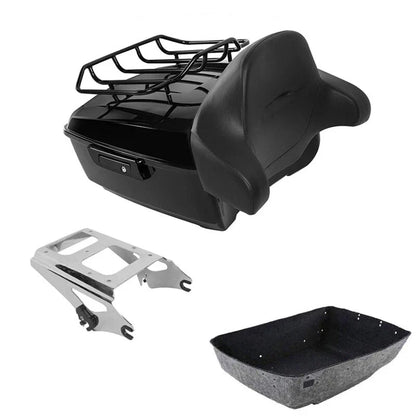 Trunk Pad Top Rail Rack for Harley Road King 2009–2013