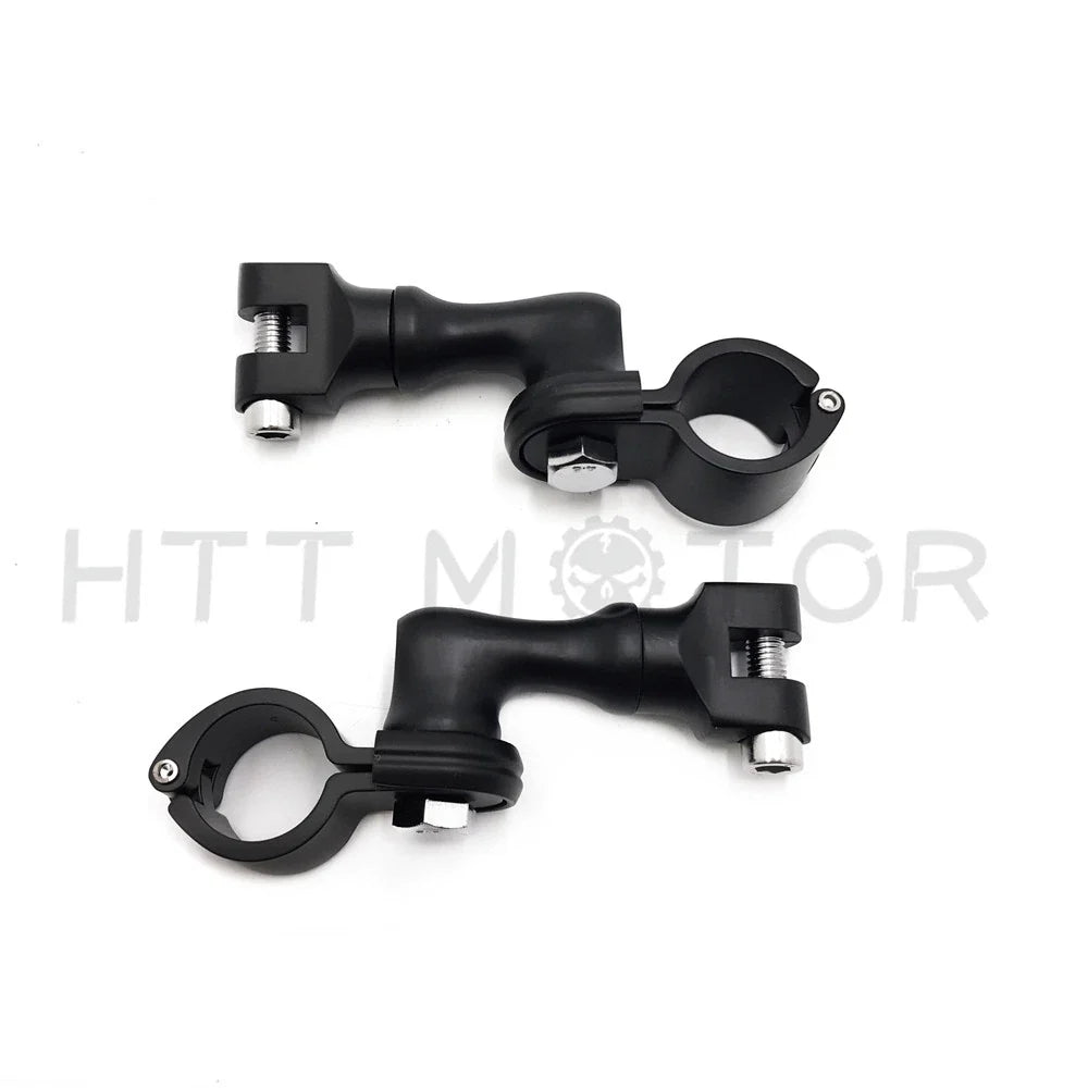 Crash Bar Engine Guard Footpeg with 1 1/2" O-ring for Universal Fit