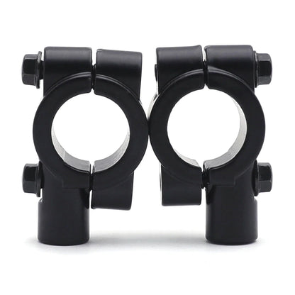 Motorcycle Handlebar Mirror Thread Mount Adaptor - 7/8" 22mm Clamp