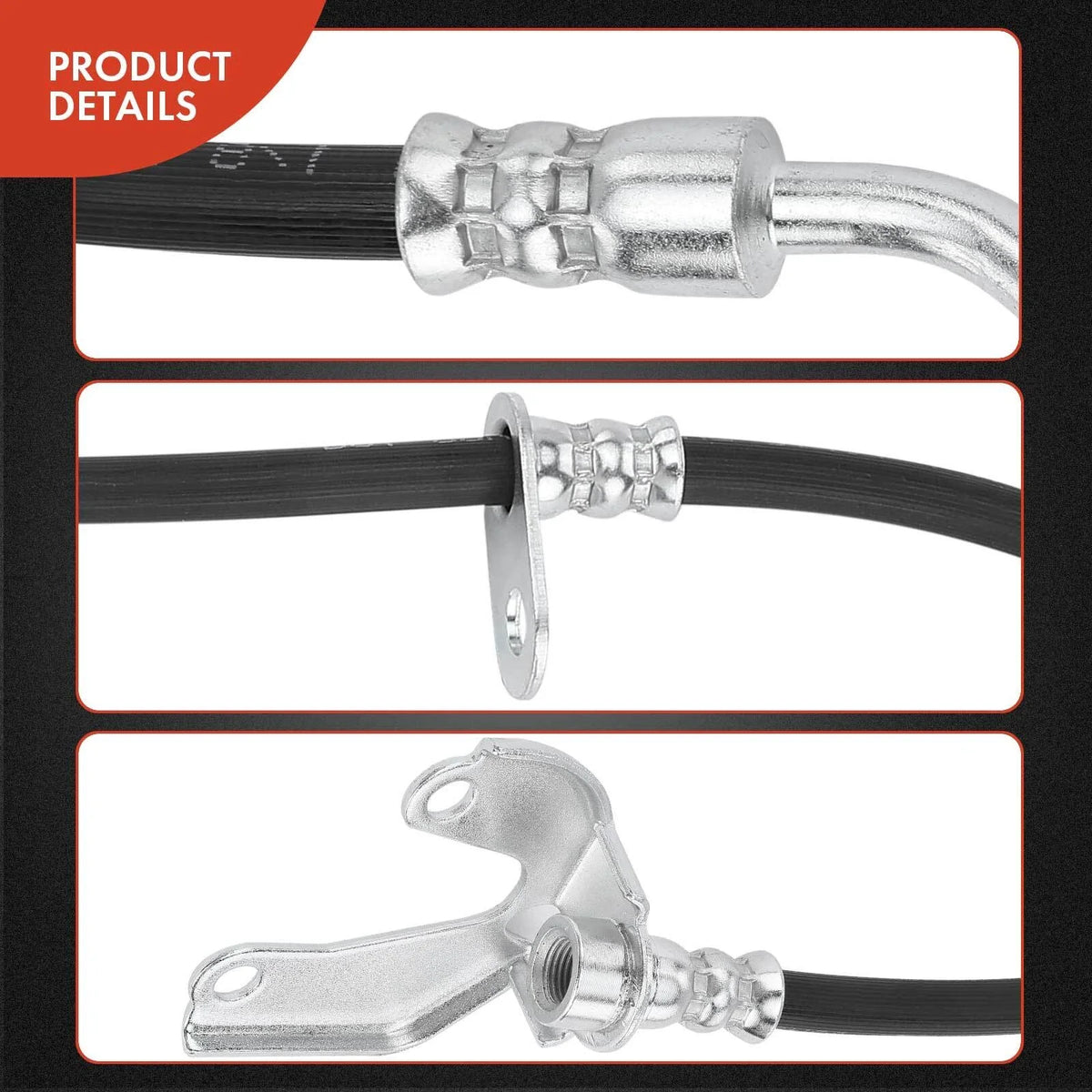 Front Driver Hydraulic Brake Hose for Honda Insight 2000-2006
