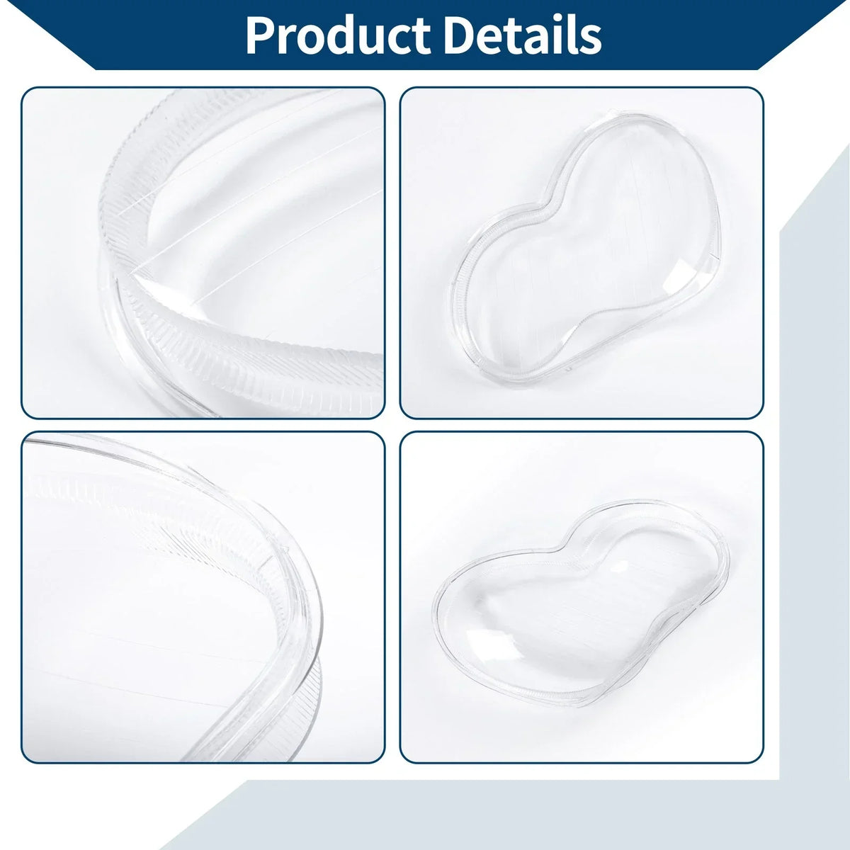Front Left Headlight Lens Cover - Mercedes-Benz (2003-2009)