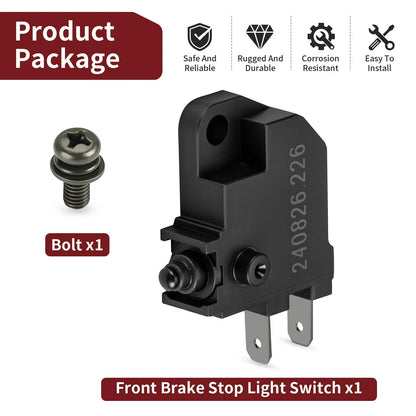 Front Brake Stop Light Switch for Honda TRX500FM/FA Foreman Rubicon 500 (2015–2019)