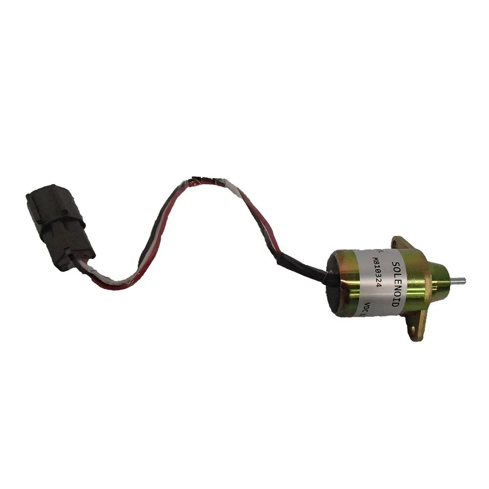 Fuel Shut Off Solenoid for John Deere Hitachi 17D 27D 35D 50D (M810324)