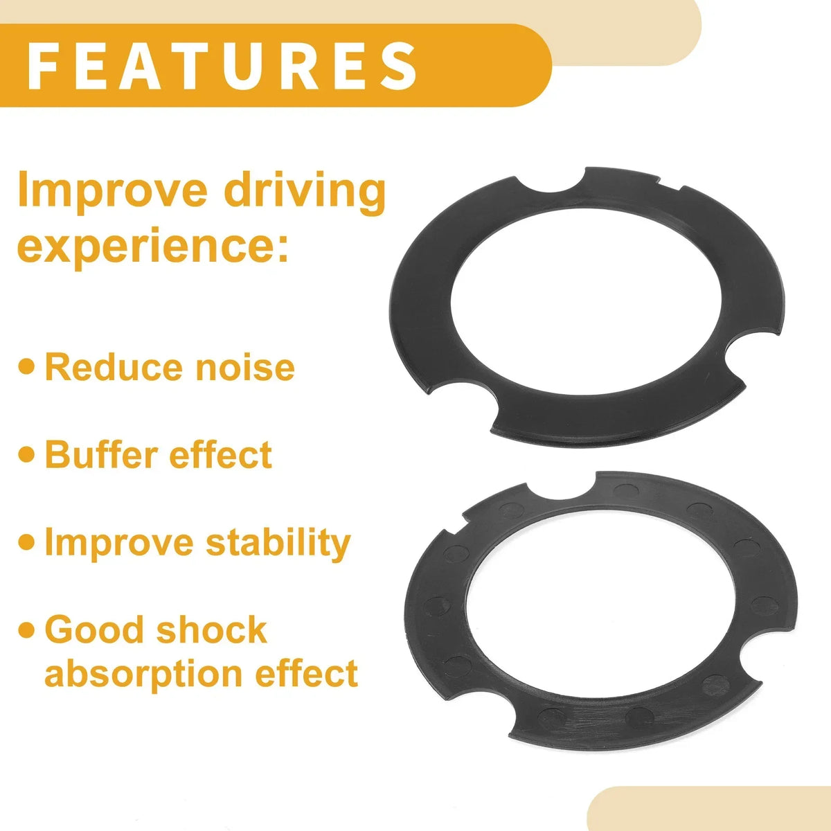 Coil Spring Insulator Set for Mercedes-Benz C-Class W205 (2014-2021)