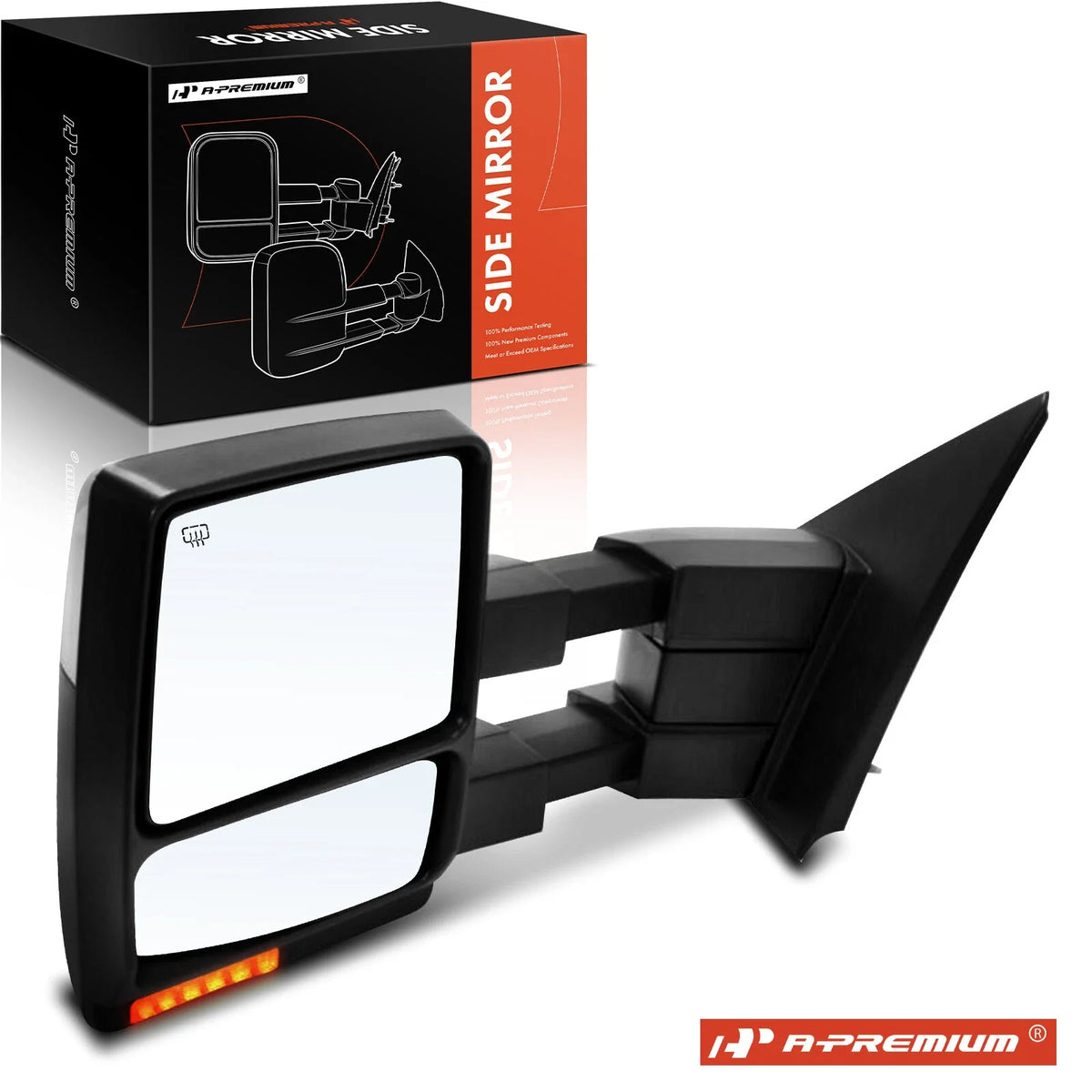 Heated Manual Fold Towing Mirror for Ford F-150 (2008–2014)